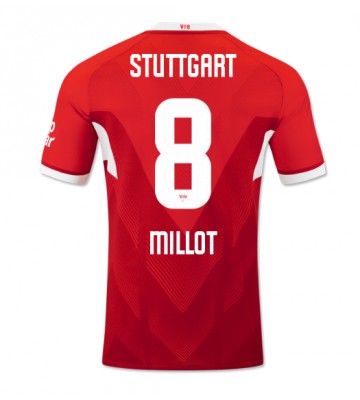 Stuttgart Enzo Millot #8 Udebanetrøje 2024-25 Kort ærmer